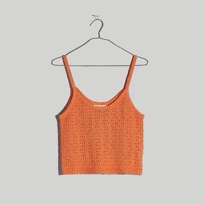 Madewell Open-Stitch Sweater Tank